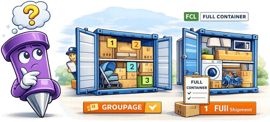 Groupage vs Full Container Shipping: Which Is Right for Your Move?