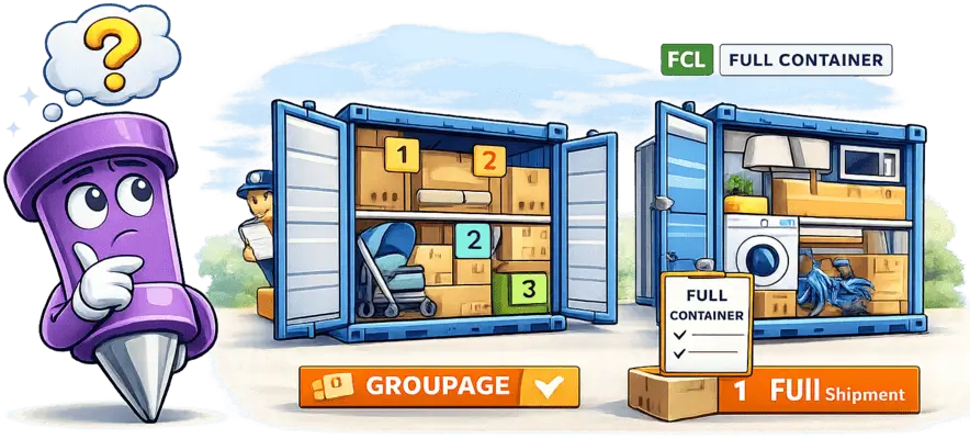 Groupage vs Full Container Shipping: Which Is Right for Your Move?