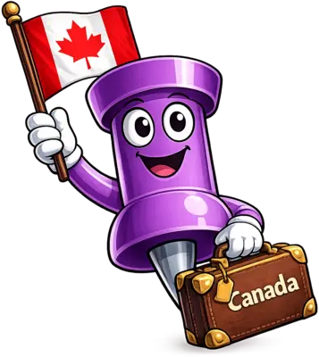 Pin moves to Canada