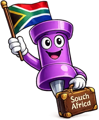 Pin moves to South Africa